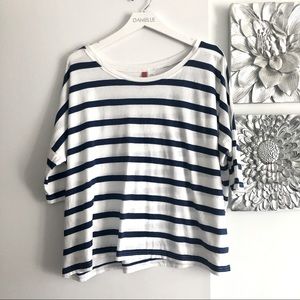 H&M Blue Stripe T-Shirt